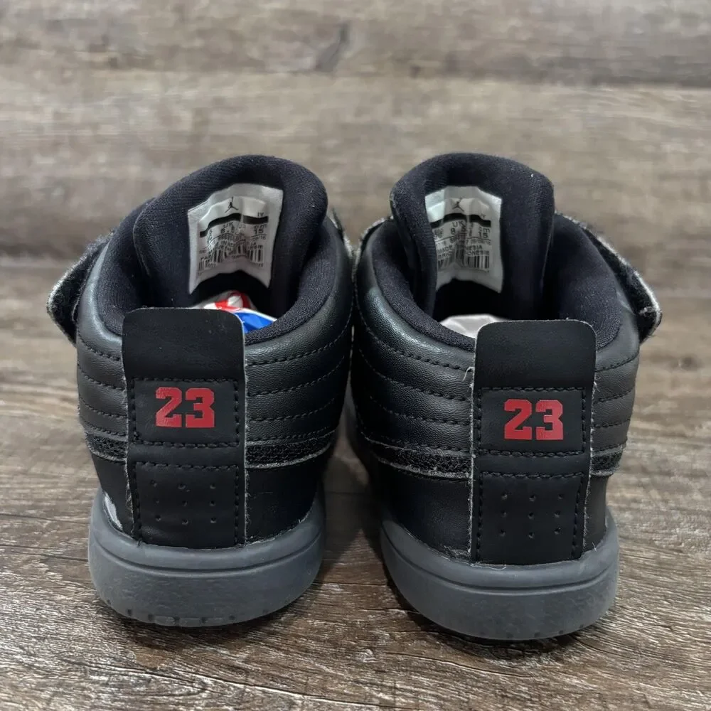 Jordan Heritage BT Shoes Toddler 9C Black 23 Logo Nike Kids 886315-001